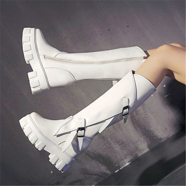 high boots women autumn winter warm side zipper knights' boots women round toe chunky platforms knee high eu 34-39, Black
high boots women autumn winter warm side zipper knights' boots women round toe chunky platforms knee high eu 34-39, Black