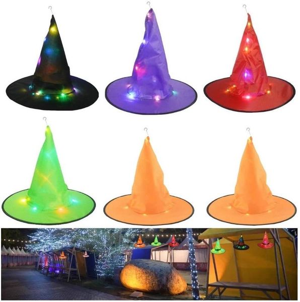 halloween witch hat with led light glowing witch hat hanging halloween decor children adults party cosplay supplies
halloween witch hat with led light glowing witch hat hanging halloween decor children adults party cosplay supplies
