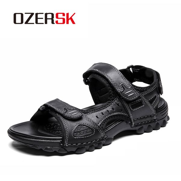 sandals ozersk summer classic soft leather men comfortable slipper shoes beach outdoor sneaker flip flops, Black
sandals ozersk summer classic soft leather men comfortable slipper shoes beach outdoor sneaker flip flops, Black