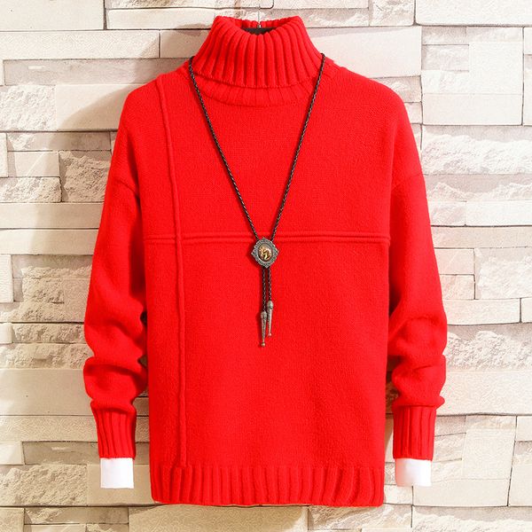 men's sweaters mens knitted cashmere wool double collar autumn winter pullover men casual o-neck jumper sweater pull homme, White;black
men's sweaters mens knitted cashmere wool double collar autumn winter pullover men casual o-neck jumper sweater pull homme, White;black