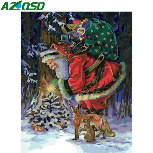 azqsd paint by numbers winter landscape diy christmas gift unframe coloring by numbers santa claus home decoration
azqsd paint by numbers winter landscape diy christmas gift unframe coloring by numbers santa claus home decoration