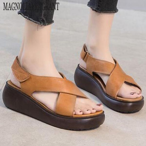 summer sandals women genuine leather wedges shoes sandals casual flip flop femme platform women sandalia feminina hy679, Black
summer sandals women genuine leather wedges shoes sandals casual flip flop femme platform women sandalia feminina hy679, Black