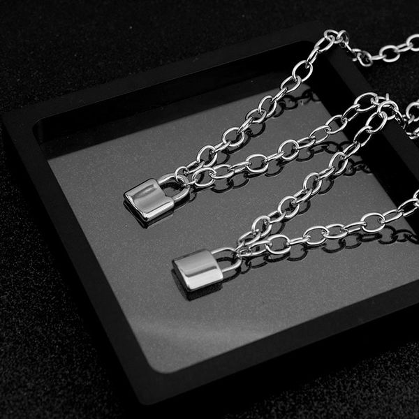 fashion stainless steel small lock necklace men and women cold forest necklace collarbone chain sale, Silver
fashion stainless steel small lock necklace men and women cold forest necklace collarbone chain sale, Silver