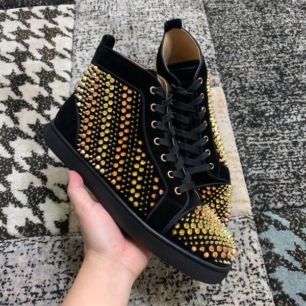 spikes & studs spikes sneakers shoes, elegant men's red bottom shoes designer black suede leather casual shoes chaussures homme
spikes & studs spikes sneakers shoes, elegant men's red bottom shoes designer black suede leather casual shoes chaussures homme