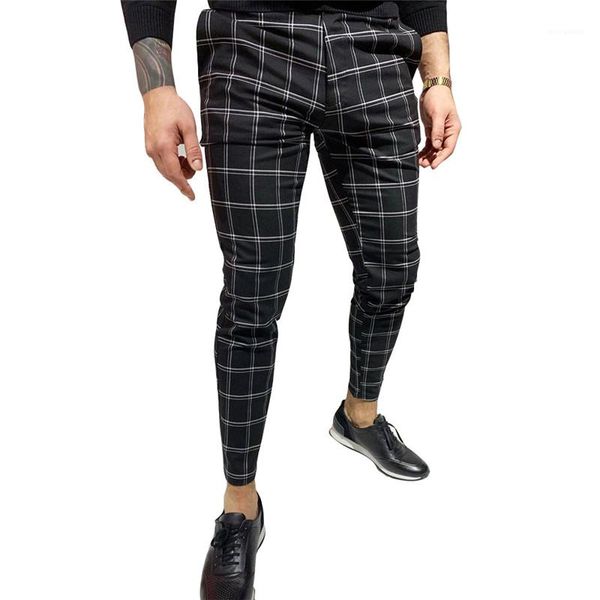 slim fit pencil pants new style casual mens long trousers mens plaid printed designer pants fashion, Black
slim fit pencil pants new style casual mens long trousers mens plaid printed designer pants fashion, Black