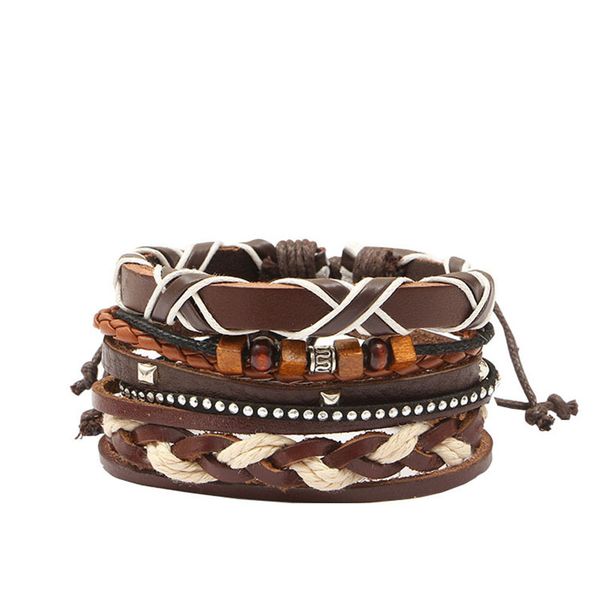 chenfan ethnic style europe braided leather bracelet exotic style hand rope hand-woven multi-layer men's bracelets jewelry, Golden;silver
chenfan ethnic style europe braided leather bracelet exotic style hand rope hand-woven multi-layer men's bracelets jewelry, Golden;silver