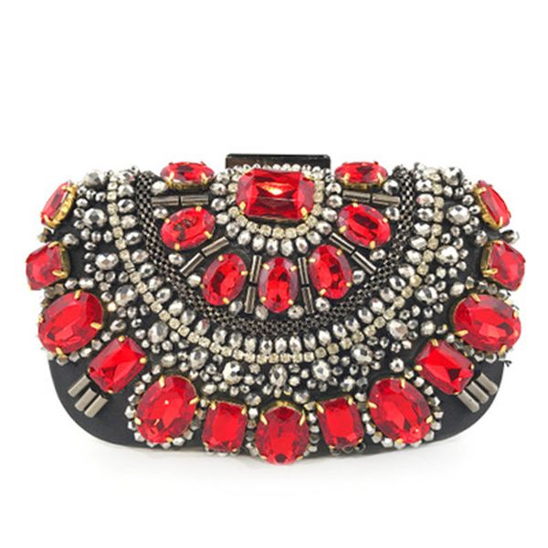 women evening bag party beading rhinestone crystal purse wedding handbags new