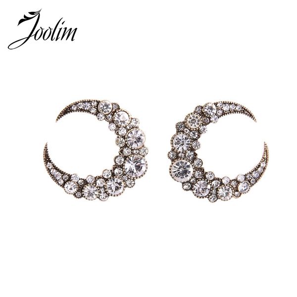 joolim jewelry wholesale/ antique gold silver color rhinestone pave crescent stud earring fashion earring ing, Golden;silver
joolim jewelry wholesale/ antique gold silver color rhinestone pave crescent stud earring fashion earring ing, Golden;silver