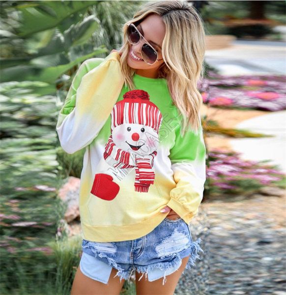2020 christmas rainbow gradient snowman printed women's sweater designers ladies autumn winter casual sports sweatshirts clothes s-5xl, White
2020 christmas rainbow gradient snowman printed women's sweater designers ladies autumn winter casual sports sweatshirts clothes s-5xl, White