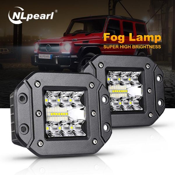 nlpearl 5" 39w spot/flood white led fog lights for 4x4 waterproof flush mount led work light bar for offroad suv trucks atv
nlpearl 5" 39w spot/flood white led fog lights for 4x4 waterproof flush mount led work light bar for offroad suv trucks atv