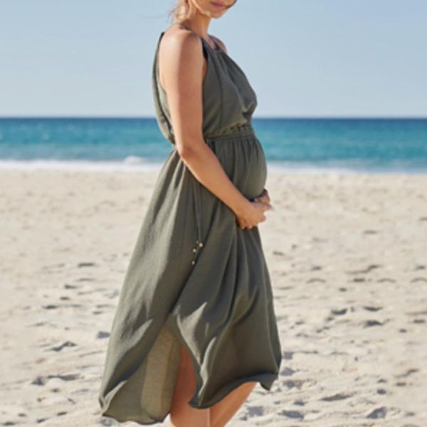 pregnancy dress women sleeveless pregnant maternity dress solid skirt breastfeeding beach nursing hamile elbise vestido, White
pregnancy dress women sleeveless pregnant maternity dress solid skirt breastfeeding beach nursing hamile elbise vestido, White