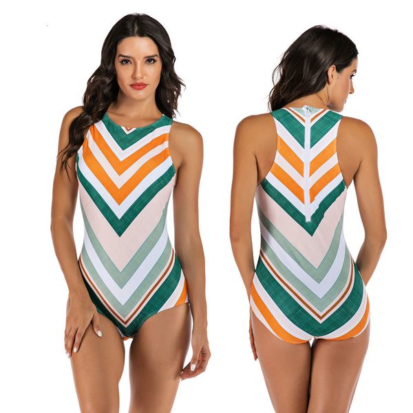 women's rash-guard back zip one piece swimsuit sleeveless printed rashguard beachwear tankini monokini bathing suit
women's rash-guard back zip one piece swimsuit sleeveless printed rashguard beachwear tankini monokini bathing suit