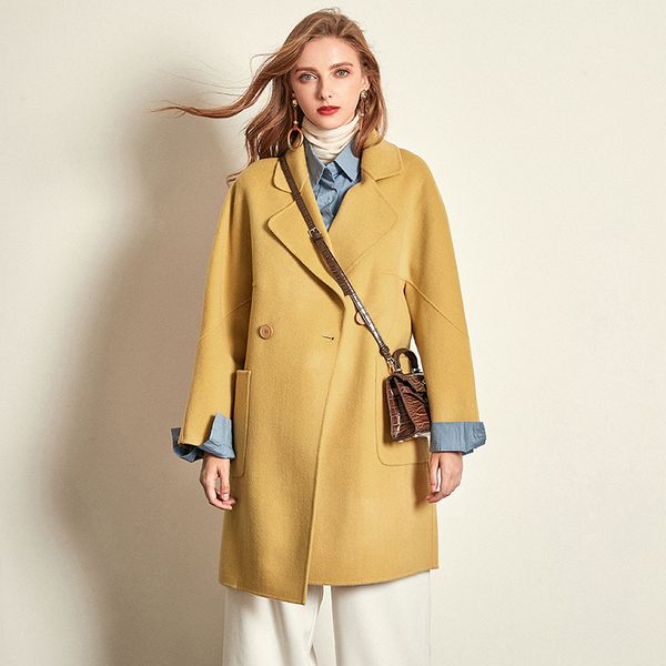 cinessd winter coat women woman clothes 2020 winter fashion black 100% double-sided wool suit collar mid-long coat coats female
cinessd winter coat women woman clothes 2020 winter fashion black 100% double-sided wool suit collar mid-long coat coats female