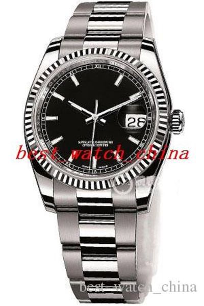 men's watch 36mm116234 black deluxe sapphire automatic men's watch watch, Slivery;brown
men's watch 36mm116234 black deluxe sapphire automatic men's watch watch, Slivery;brown