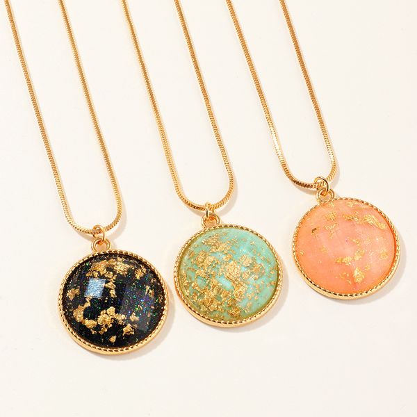 simple girls necklaces female new fashion long gold foil round pendant retro colorful alloy necklace jewelry for womens party, Silver
simple girls necklaces female new fashion long gold foil round pendant retro colorful alloy necklace jewelry for womens party, Silver