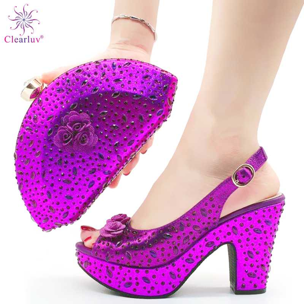 dress shoes summer rhinestone slipper high heels and bag for year parties sweet style royal wedding party slingbacks sandals, Black
dress shoes summer rhinestone slipper high heels and bag for year parties sweet style royal wedding party slingbacks sandals, Black