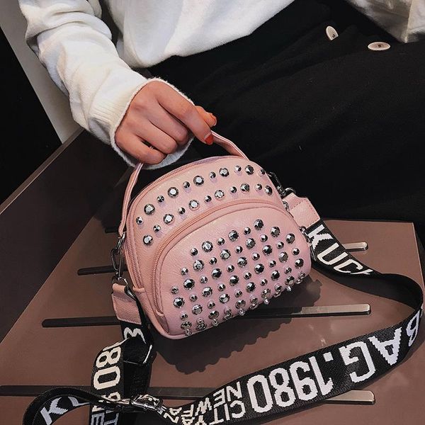 designer-fashion rivet bags pu leather messenger bags crossbody wide strap bags casual famous brand huacheng /11
designer-fashion rivet bags pu leather messenger bags crossbody wide strap bags casual famous brand huacheng /11