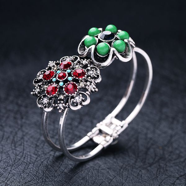 fashion cuff big flower bangle exaggerated bohemian jewelry vintage female bangle, Black
fashion cuff big flower bangle exaggerated bohemian jewelry vintage female bangle, Black