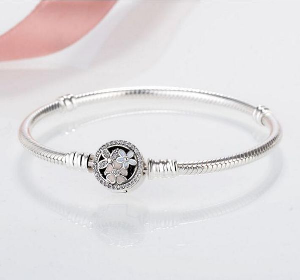 snake chain for pandora bracelet 925 silver cherry blossom lock clasp charm bangle bracelets fit european beads women jewelry, Black
snake chain for pandora bracelet 925 silver cherry blossom lock clasp charm bangle bracelets fit european beads women jewelry, Black