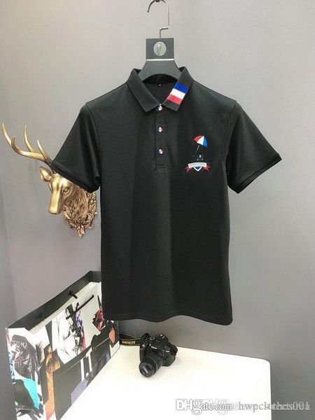 2020 summer t polo shirt for men with branded cartoon embroidery designer shirts luxury short sleeve tshirt brand mens clothing t-shirt, White;black
2020 summer t polo shirt for men with branded cartoon embroidery designer shirts luxury short sleeve tshirt brand mens clothing t-shirt, White;black