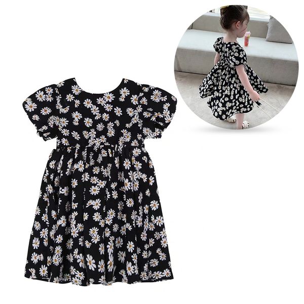 little girl dress summer new casual comfortable cotton dress girl black little daisy korean baby princess, Red;yellow
little girl dress summer new casual comfortable cotton dress girl black little daisy korean baby princess, Red;yellow