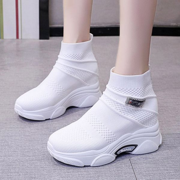 boots 2021 autumn winter knitting sock wedges platform shoes breathable increasing casual high heels fashion booties 8438g, Black
boots 2021 autumn winter knitting sock wedges platform shoes breathable increasing casual high heels fashion booties 8438g, Black