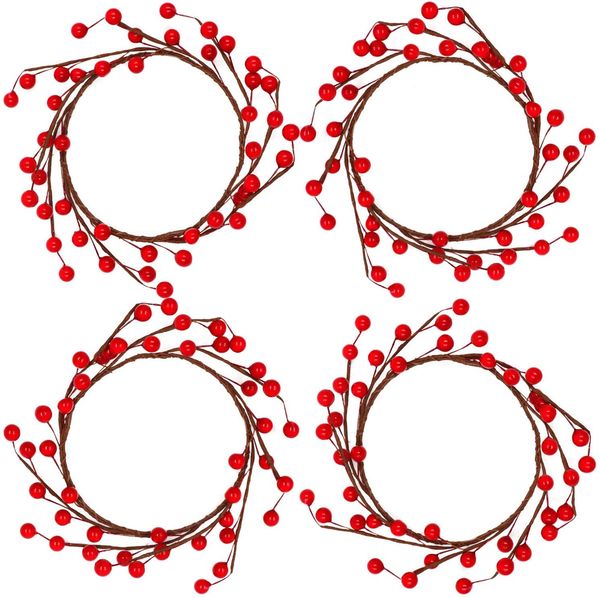 12 piece christmas candle wreath red pop berry candle ring for small post garland for country wedding center decoration or table decor
12 piece christmas candle wreath red pop berry candle ring for small post garland for country wedding center decoration or table decor