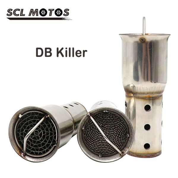 scl motos universal 51mm stainless steel motorcycle exhaust muffler adjustable removable db killer motorbike accessories new
scl motos universal 51mm stainless steel motorcycle exhaust muffler adjustable removable db killer motorbike accessories new