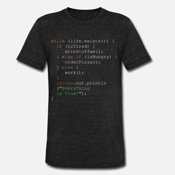 programming programmer and program code t shirt men knitted 100% cotton round collar costume anti-wrinkle breathable summer style unique
programming programmer and program code t shirt men knitted 100% cotton round collar costume anti-wrinkle breathable summer style unique