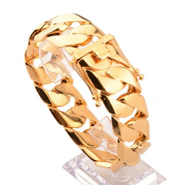 2019 men's new fashion trend high quality luxury hot sale hip hop Cuban chain thick bracelet exquisite accessories
2019 men's new fashion trend high quality luxury hot sale hip hop Cuban chain thick bracelet exquisite accessories