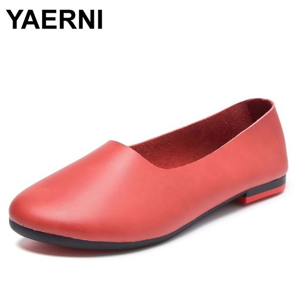 yaerni shallow summer women shoes genuine leather casual flats shoes soft ballet flat loafers ladies footwear size 35-43, Black
yaerni shallow summer women shoes genuine leather casual flats shoes soft ballet flat loafers ladies footwear size 35-43, Black