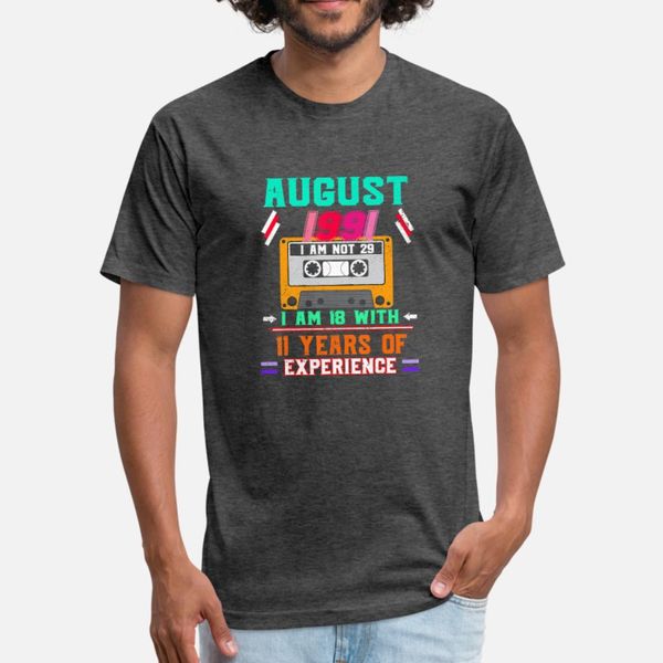 august 1991 vintage funny 29th birthday gift 29 t shirt men design 100% cotton round collar pictures interesting building summer shirt
august 1991 vintage funny 29th birthday gift 29 t shirt men design 100% cotton round collar pictures interesting building summer shirt