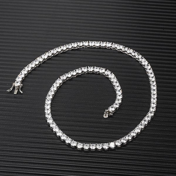 funmode luxury gold color 4mm 1 row rhinestone cz men iced out hip hop necklace sparkling glitter necklaces wholesale fn15, Silver
funmode luxury gold color 4mm 1 row rhinestone cz men iced out hip hop necklace sparkling glitter necklaces wholesale fn15, Silver