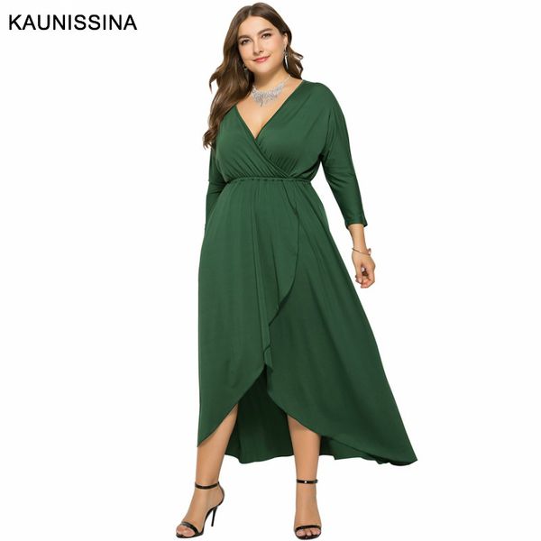 party dresses kaunissina plus size gown women long sleeve solid cocktail v-neck homecoming dress formal robe, White;black
party dresses kaunissina plus size gown women long sleeve solid cocktail v-neck homecoming dress formal robe, White;black