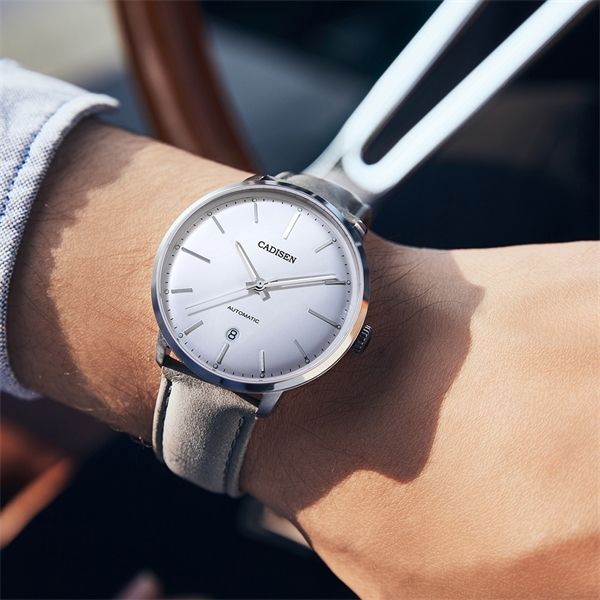 brand cadisen automatic watch miyota 8215 men waterproof date sport men leather mechanical wrist watch male clock fashion 0924, Slivery;brown
brand cadisen automatic watch miyota 8215 men waterproof date sport men leather mechanical wrist watch male clock fashion 0924, Slivery;brown