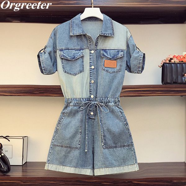 2020 summer new cargo denim jumpsuits streetwear loose jeans romper short sleeve lapel adjustable waist women jumpsuits, Black;white
2020 summer new cargo denim jumpsuits streetwear loose jeans romper short sleeve lapel adjustable waist women jumpsuits, Black;white