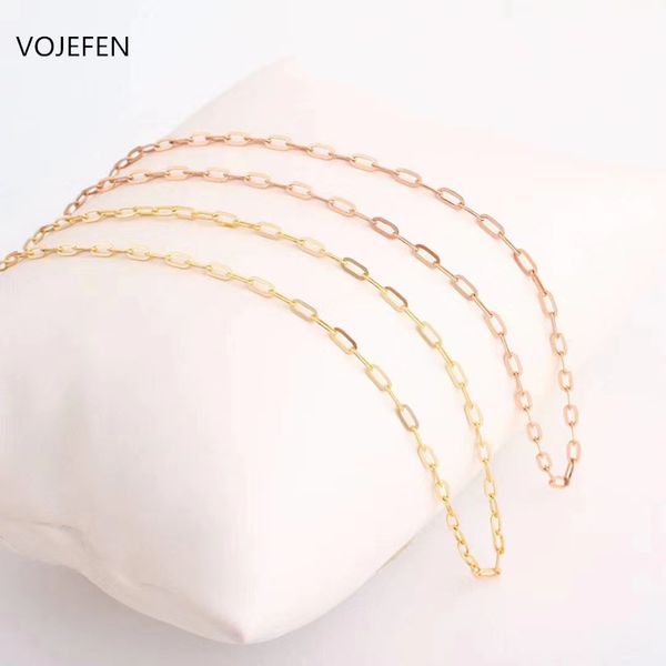 vojefen au750 18k real gold necklace minimalist jewelry for women men -multiple lengths and colors available (yellow, rose, Silver
vojefen au750 18k real gold necklace minimalist jewelry for women men -multiple lengths and colors available (yellow, rose, Silver
