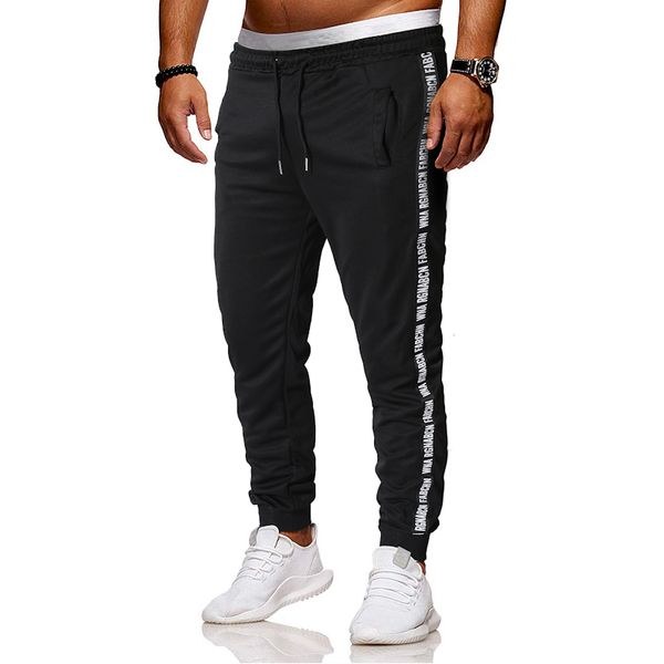 4 styles fashion mens slim fit tracksuit sport gym skinny jogging joggers sweat pants summer pants plus size m-3xl, Black 
4 styles fashion mens slim fit tracksuit sport gym skinny jogging joggers sweat pants summer pants plus size m-3xl, Black