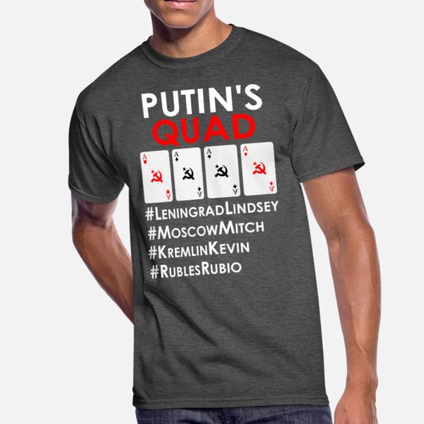 funny liberal politics shirt of putin's puppets t shirt men printed short sleeve size s-3xl letter anti-wrinkle breathable spring outfi
funny liberal politics shirt of putin's puppets t shirt men printed short sleeve size s-3xl letter anti-wrinkle breathable spring outfi