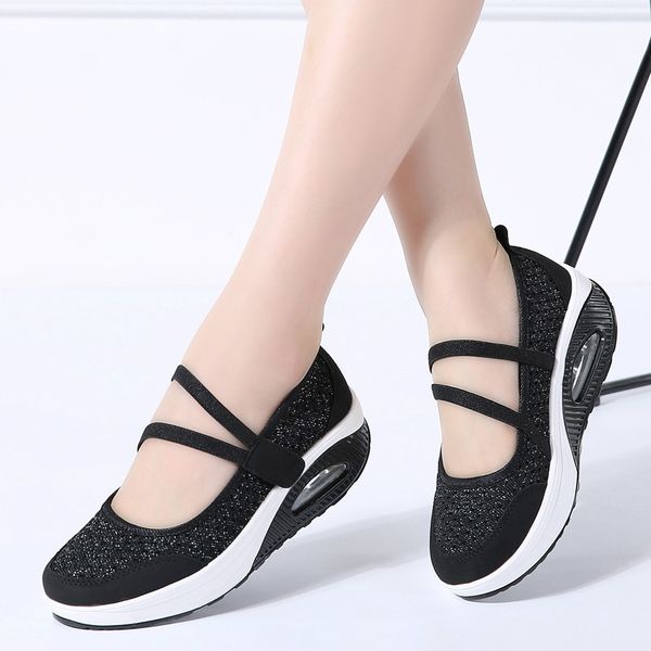 2020 autumn women flats platform shoes women breathable mesh casual shoes female platform sneakers ladies, Black
2020 autumn women flats platform shoes women breathable mesh casual shoes female platform sneakers ladies, Black