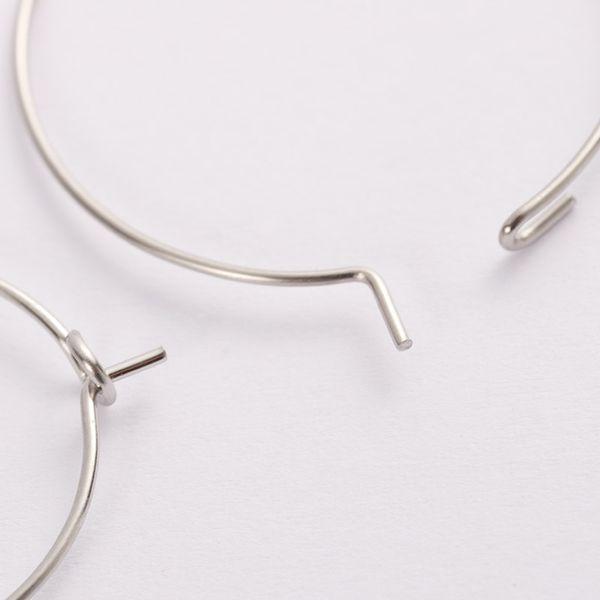 100pcs 20/25/30mm stainless steel big circle wire hoops loop earrings diy dangle earring jewelry making accessorie findings
100pcs 20/25/30mm stainless steel big circle wire hoops loop earrings diy dangle earring jewelry making accessorie findings