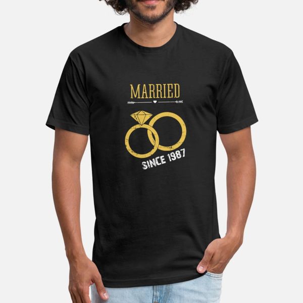 married since 1987 t shirt men designing tee shirt plus size 3xl pattern interesting casual summer style standard shirt
married since 1987 t shirt men designing tee shirt plus size 3xl pattern interesting casual summer style standard shirt