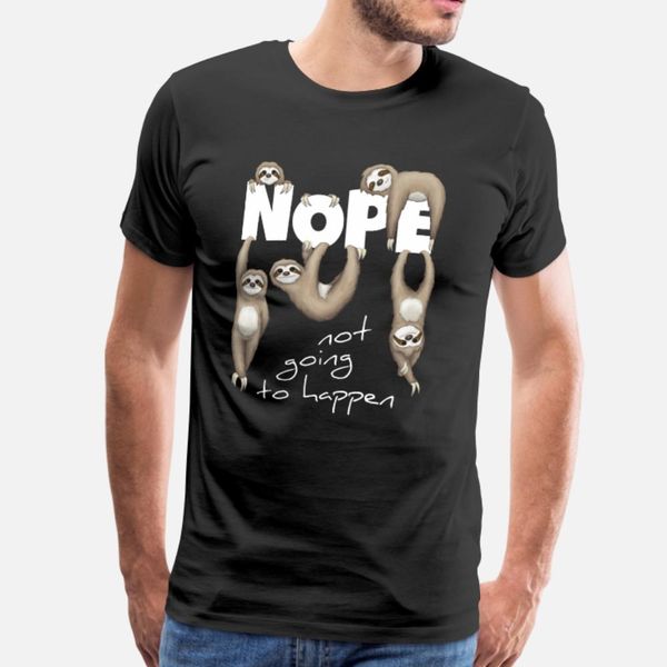 nope sloths not going to happen funny lazy gift t shirt men fitness short sleeve crew neck homme fitness comical spring letter shirt
nope sloths not going to happen funny lazy gift t shirt men fitness short sleeve crew neck homme fitness comical spring letter shirt