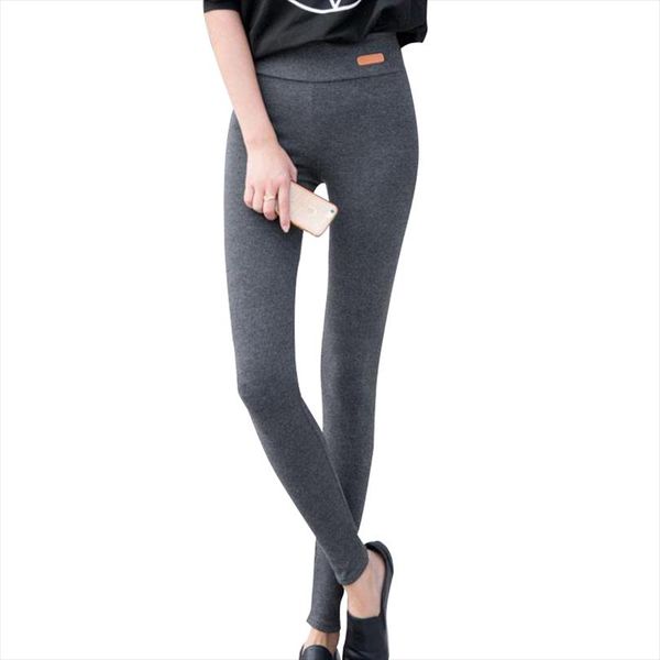 new fashion high elastic waist winter plus thicken womens leggings warm pants good quality thick trousers female, Black
new fashion high elastic waist winter plus thicken womens leggings warm pants good quality thick trousers female, Black