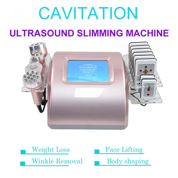 new ultrasound cavitation rf slimming machine radio frequency skin tightening laser lipo body contouring spa beauty equipment
new ultrasound cavitation rf slimming machine radio frequency skin tightening laser lipo body contouring spa beauty equipment