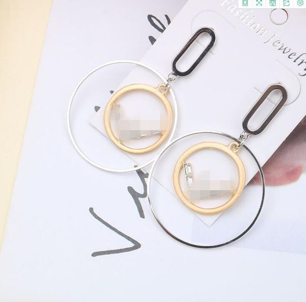 s925 silver needle south korea east gate new exaggerated earrings size ring letters crystal glittering female earrings, White
s925 silver needle south korea east gate new exaggerated earrings size ring letters crystal glittering female earrings, White