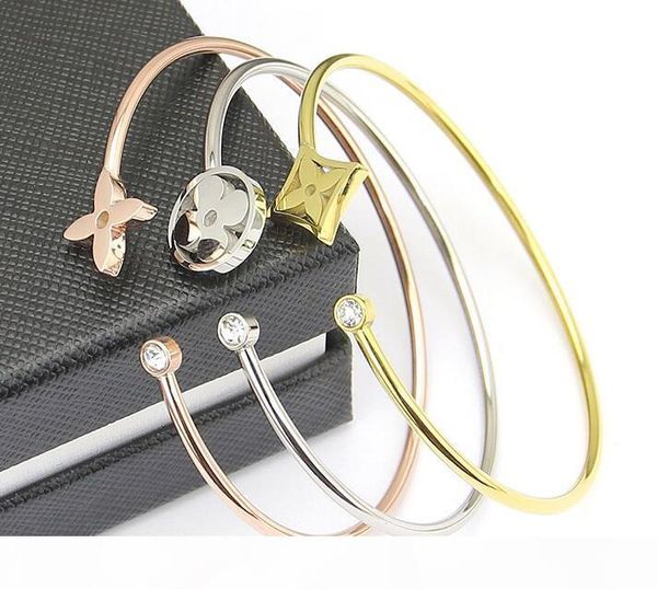 european and american models selling four-leaf flower-encrusted open bracelets fashionable versatile titanium steel tide women's access, Golden;silver
european and american models selling four-leaf flower-encrusted open bracelets fashionable versatile titanium steel tide women's access, Golden;silver