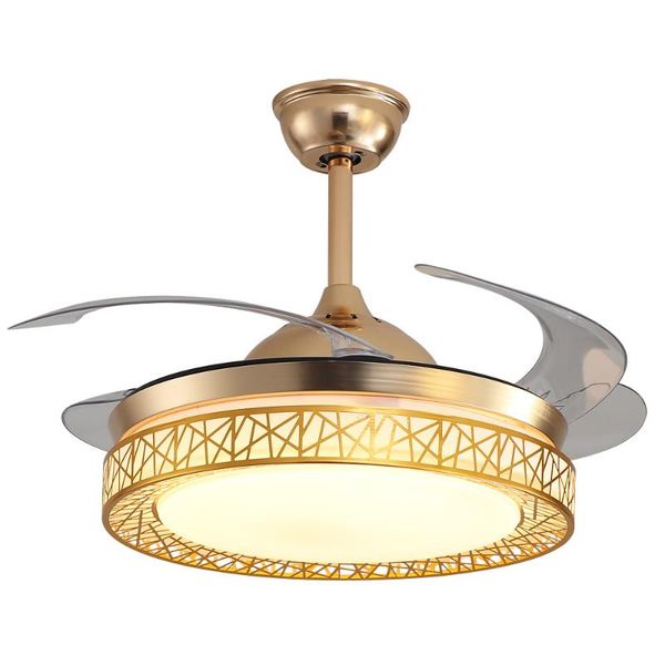 electric fans gold ceiling remote control retractable blades with 3 lights level and speeds for bedroom dining room living
electric fans gold ceiling remote control retractable blades with 3 lights level and speeds for bedroom dining room living