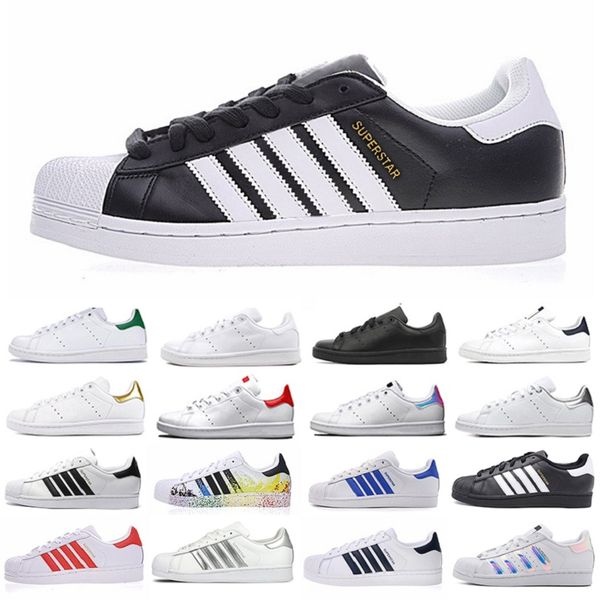 us5.5-11 stan smith superstar mens casual shoes superstars hologram platform leather plate-forme men women trainers sports sneakers, Black
us5.5-11 stan smith superstar mens casual shoes superstars hologram platform leather plate-forme men women trainers sports sneakers, Black