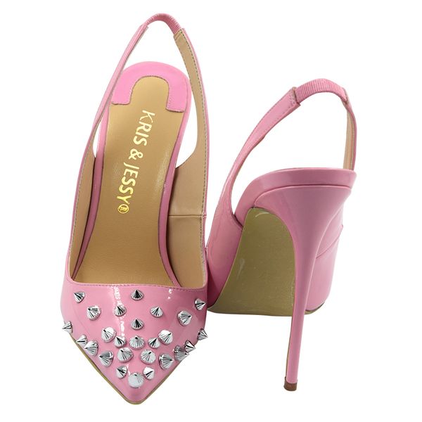 knockout2020 thin big heels size high 34-45 slingbacks rivets spikes pointed toe elegant women sandals shoes, Black
knockout2020 thin big heels size high 34-45 slingbacks rivets spikes pointed toe elegant women sandals shoes, Black
